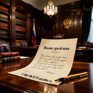 Исковое заявление +7 905-138-37-37 yarsudex.ru